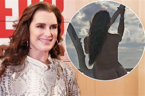 nude pics of brooke shields|Brooke Shields shares stunning nude photo in honour of Earth。